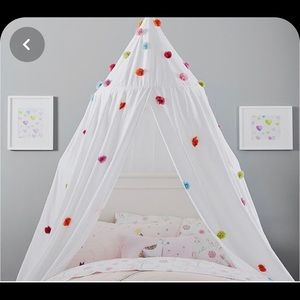 Pottery Barn Kids Pom Pom canopy